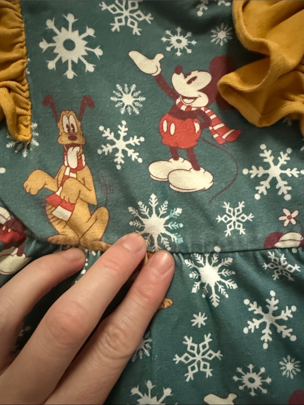 RAGS MICKEY CHRISTMAS DRESS - Picture 2 of 3
